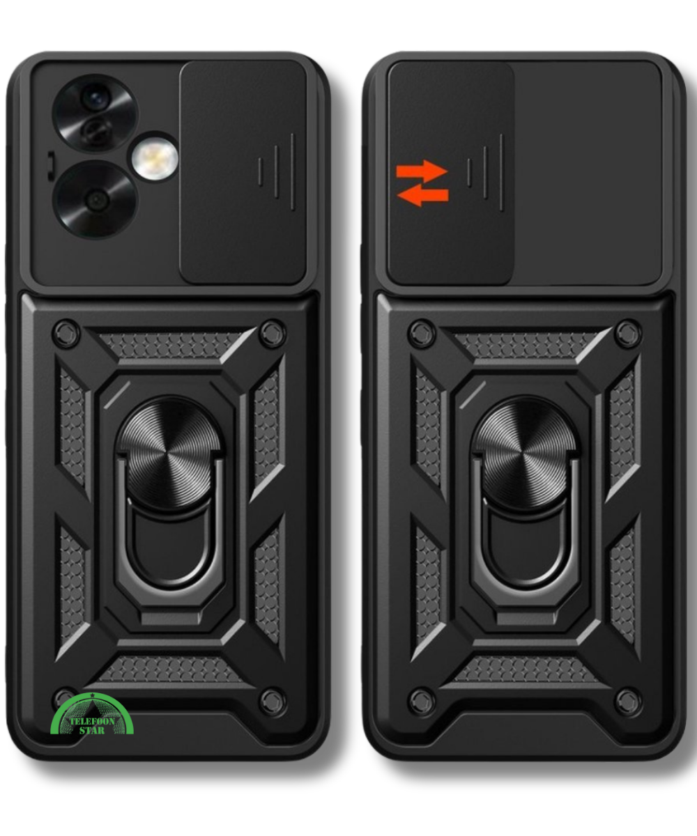 Hoesje voor Oppo A79 Zwart Shockproof stevige sluiting