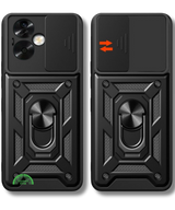 Hoesje voor Oppo A79 Zwart Shockproof stevige sluiting