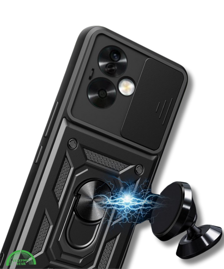 Hoesje voor Oppo A79 Zwart Shockproof stevige sluiting