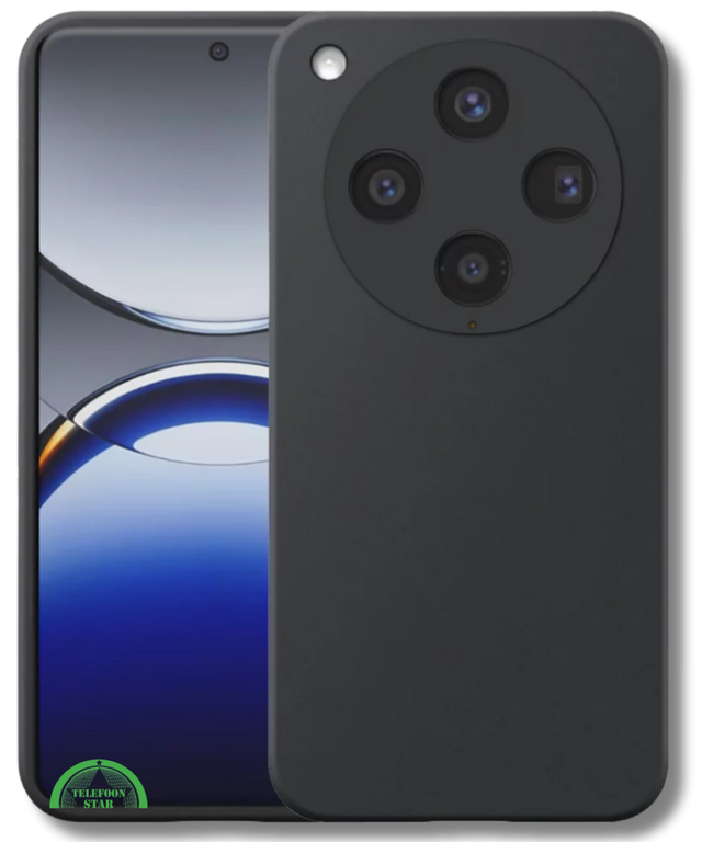 Zwart Hoesje voor OPPO Find X8 Slank Flexibel & Krasbestendig