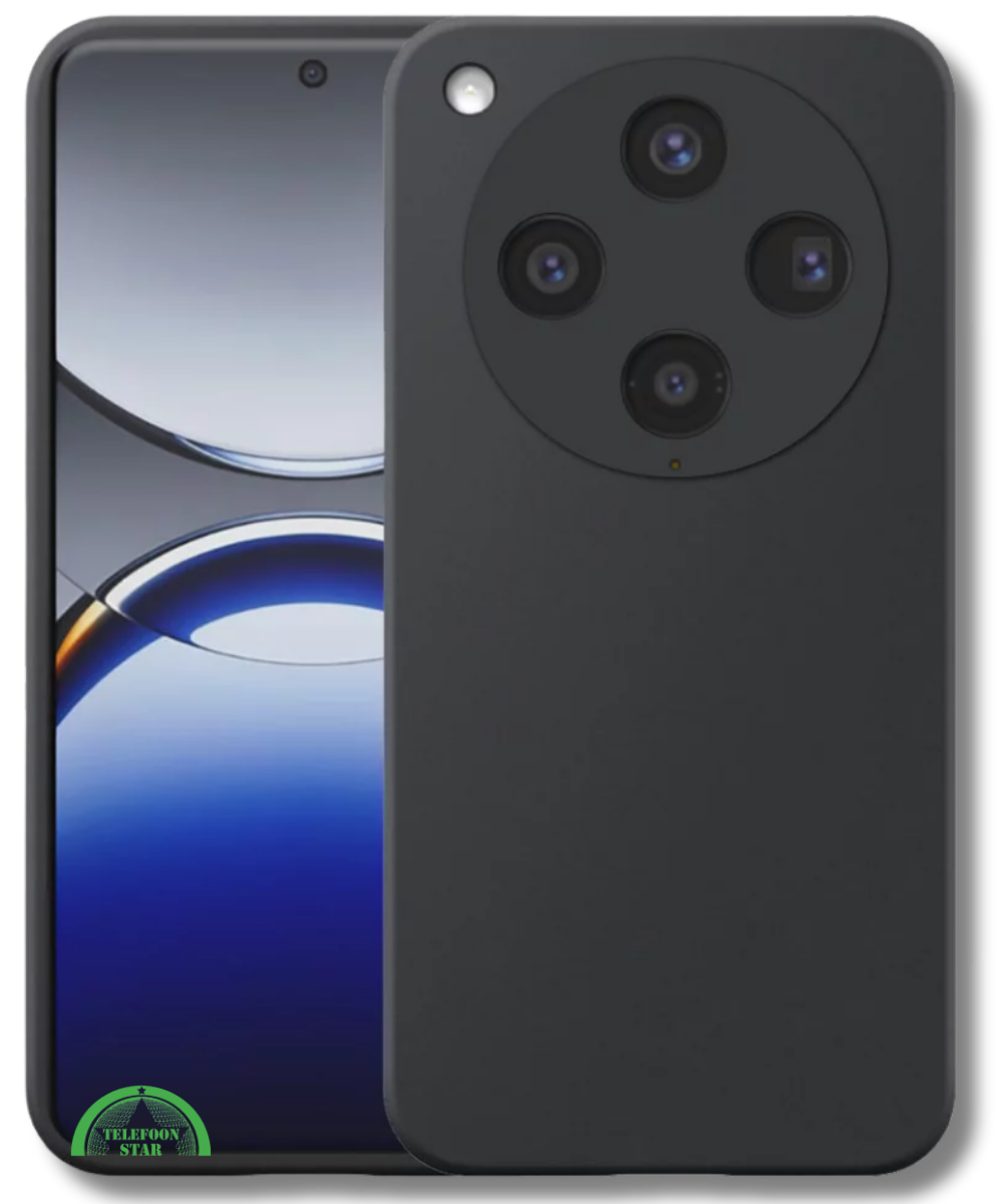 Zwart Hoesje voor OPPO Find X8 Slank Flexibel & Krasbestendig
