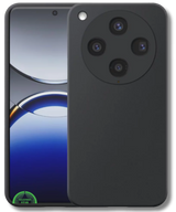 Zwart Hoesje voor OPPO Find X8 Slank Flexibel & Krasbestendig