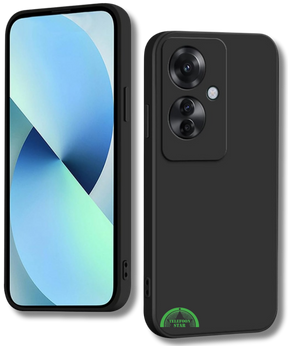 Zwart Hoesje voor OPPO Reno 11F Slank Flexibel & Krasbestendig