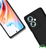 Zwart Hoesje voor OPPO Reno 11F Slank Flexibel & Krasbestendig