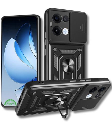 Hoesje voor Oppo Reno 13 5G Zwart Shockproof stevige sluiting