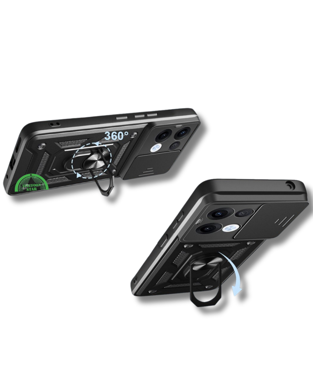 Hoesje voor Oppo Reno 13 5G Zwart Shockproof stevige sluiting