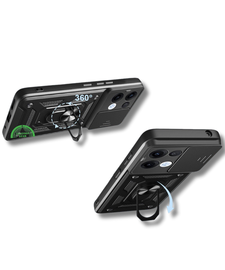 Hoesje voor Oppo Reno 13 5G Zwart Shockproof stevige sluiting