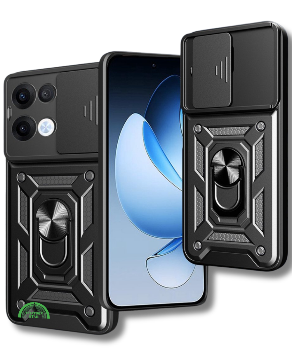 Hoesje voor Oppo Reno 13 5G Zwart Shockproof stevige sluiting