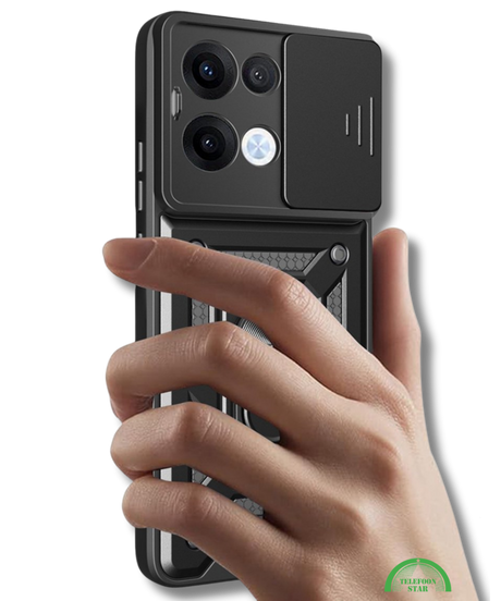 Hoesje voor Oppo Reno 13 5G Zwart Shockproof stevige sluiting