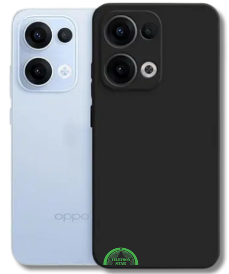 Zwart Hoesje voor OPPO Reno 13 Pro Slank Flexibel & Krasbestendig