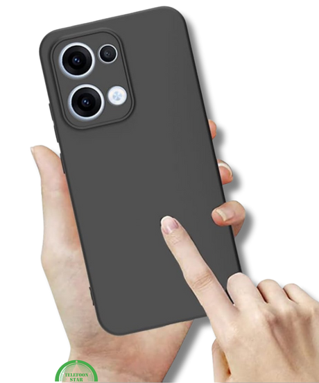 Zwart Hoesje voor OPPO Reno 13 Pro Slank Flexibel & Krasbestendig