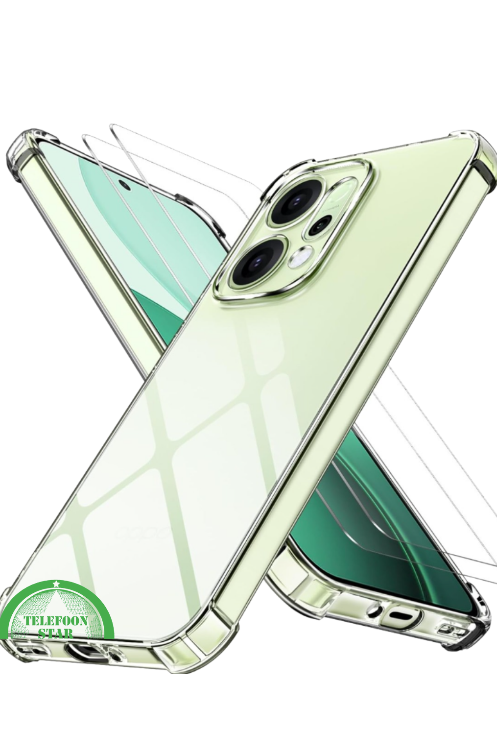Transparant Shockproof Hoesje voor Oppo Reno 14 5G