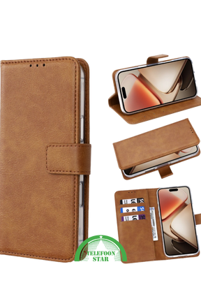 Bookcase Hoesje voor Oppo Reno 14 5G Bruin