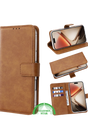Bookcase Hoesje voor Oppo Reno 14 5G Bruin