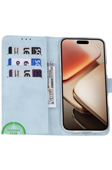 Bookcase Hoesje voor Oppo Reno 14 5G Licht Blauw