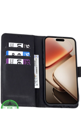 BookCase ProtectCover Zwart voor Oppo Reno 14F
