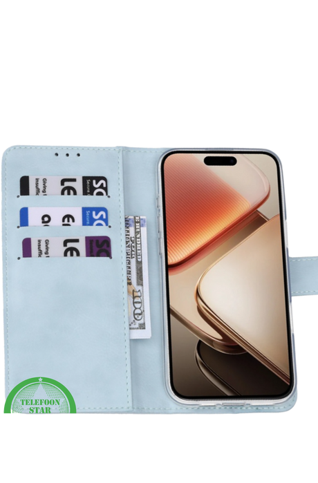 BookCase ProtectCover Lichtblauw voor Oppo Reno 14F