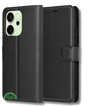 Hoesje voor Oppo Reno 14F Zwart Bookcase Premium kunstleer volledig