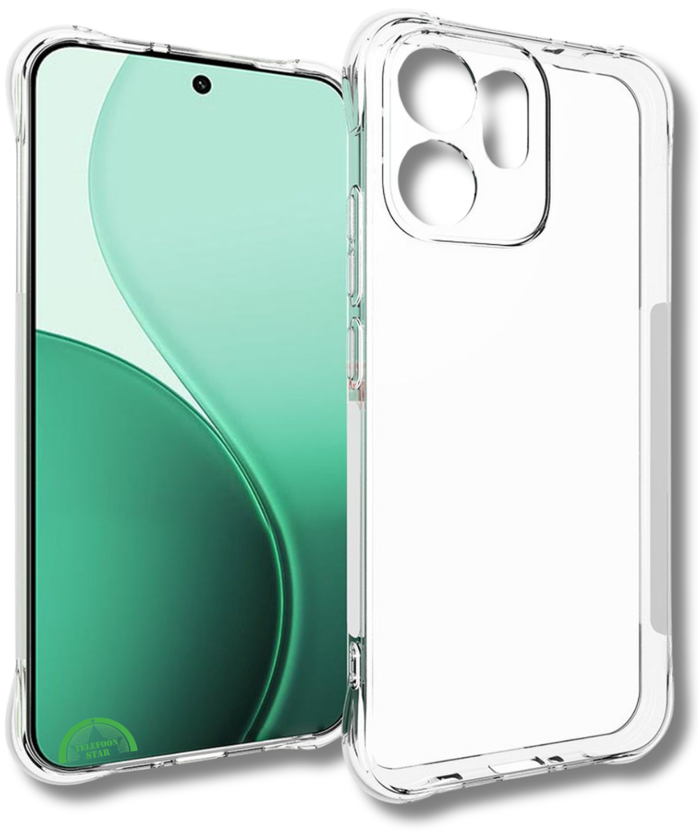 Hoesje voor Oppo Reno 14F Antishock Case Hoogwaardige bescherming Transparant