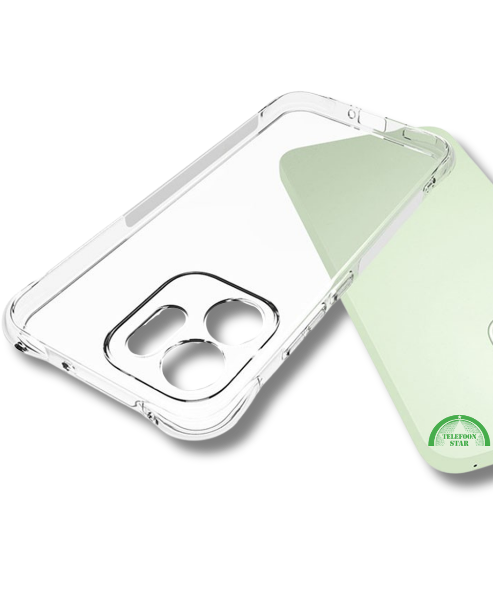 Hoesje voor Oppo Reno 14F Antishock Case Hoogwaardige bescherming Transparant