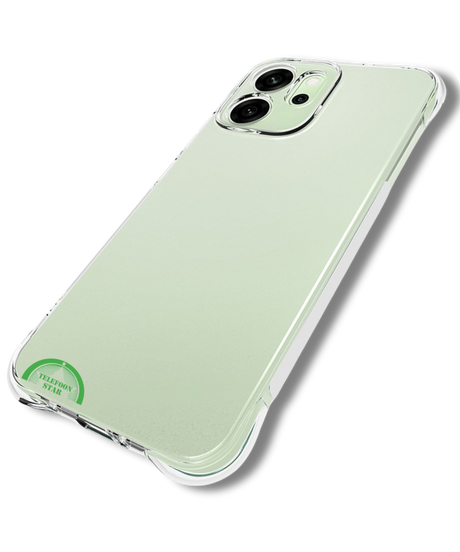 Hoesje voor Oppo Reno 14F Antishock Case Hoogwaardige bescherming Transparant