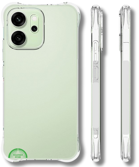 Hoesje voor Oppo Reno 14F Antishock Case Hoogwaardige bescherming Transparant