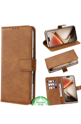 BookCase ProtectCover bruin voor Oppo Reno 14F