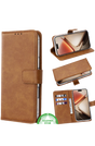BookCase ProtectCover bruin voor Oppo Reno 14F