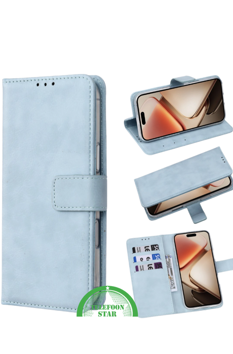 BookCase ProtectCover Lichtblauw voor Oppo Reno 14F