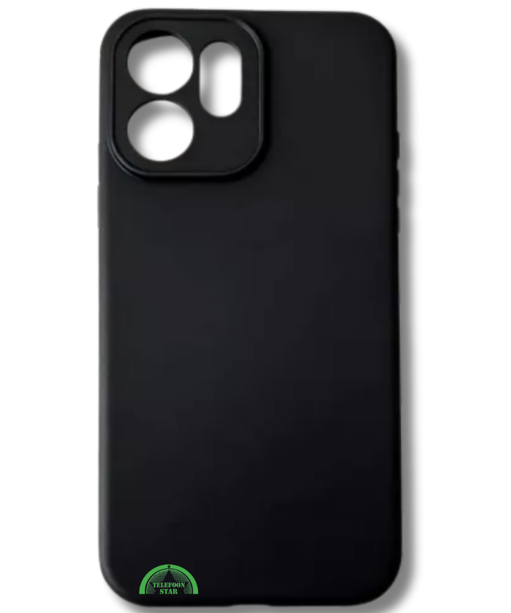 Hoesje voor OPPO Reno 15 FS Zwart Siliconen