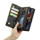 iPhone 14 3-in-1 portemonnee hoesje zwart