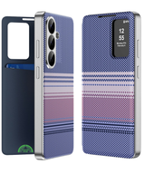 Samsung Galaxy S26 Paars Smart View Boekcase Hoesje Met Dagelijkse slijtage Stof