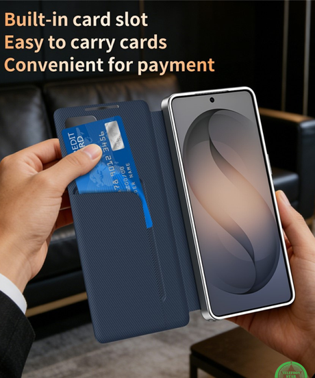 Samsung Galaxy S26 Paars Smart View Boekcase Hoesje Met Dagelijkse slijtage Stof