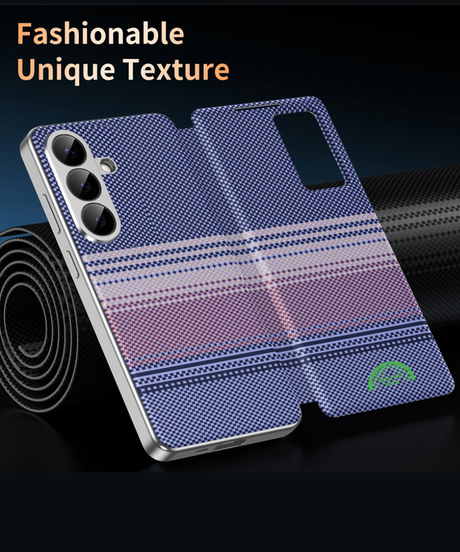 Samsung Galaxy S26 Paars Smart View Boekcase Hoesje Met Dagelijkse slijtage Stof