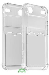 Transparant Hoesje met Kaartvak voor iPhone 17 Air &ndash; Bescherming &amp; Functionaliteit Silicone Slank | Telefoonstar