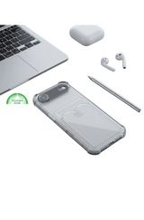 Transparant Hoesje met Kaartvak voor iPhone 17 Air &ndash; Bescherming &amp; Functionaliteit Silicone Slank | Telefoonstar