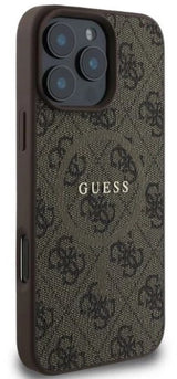 Guess MagSafe Hoesje Bruin voor iPhone 16 Pro Max