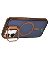 Hoesje voor iPhone 17 Premium DualTone MagSafe Backcover met Extra Grip &ndash; Dusty Bronze