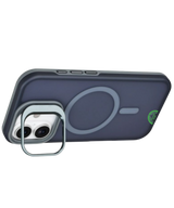 Hoesje voor iPhone 17 Slate Grey MagSafe Backcover met Stevige hard case achterkant