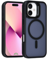 Hoesje voor iPhone 17 Premium DualTone MagSafe Backcover met Stevige hard case achterkant Onyx Black