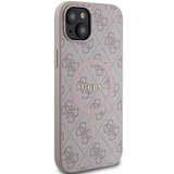 iPhone 15 MagSafe Hoesje | Guess Hoesje | Roze