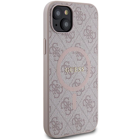 iPhone 15 MagSafe Hoesje | Guess Hoesje | Roze