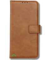 Hoesje Xiaomi 15 Bruin Lederen Look Met Pasjeshouder & Kickstand