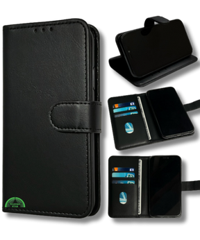 Bookcase Hoesje voor Xiaomi Redmi A3 Zwart Magnetische sluiting