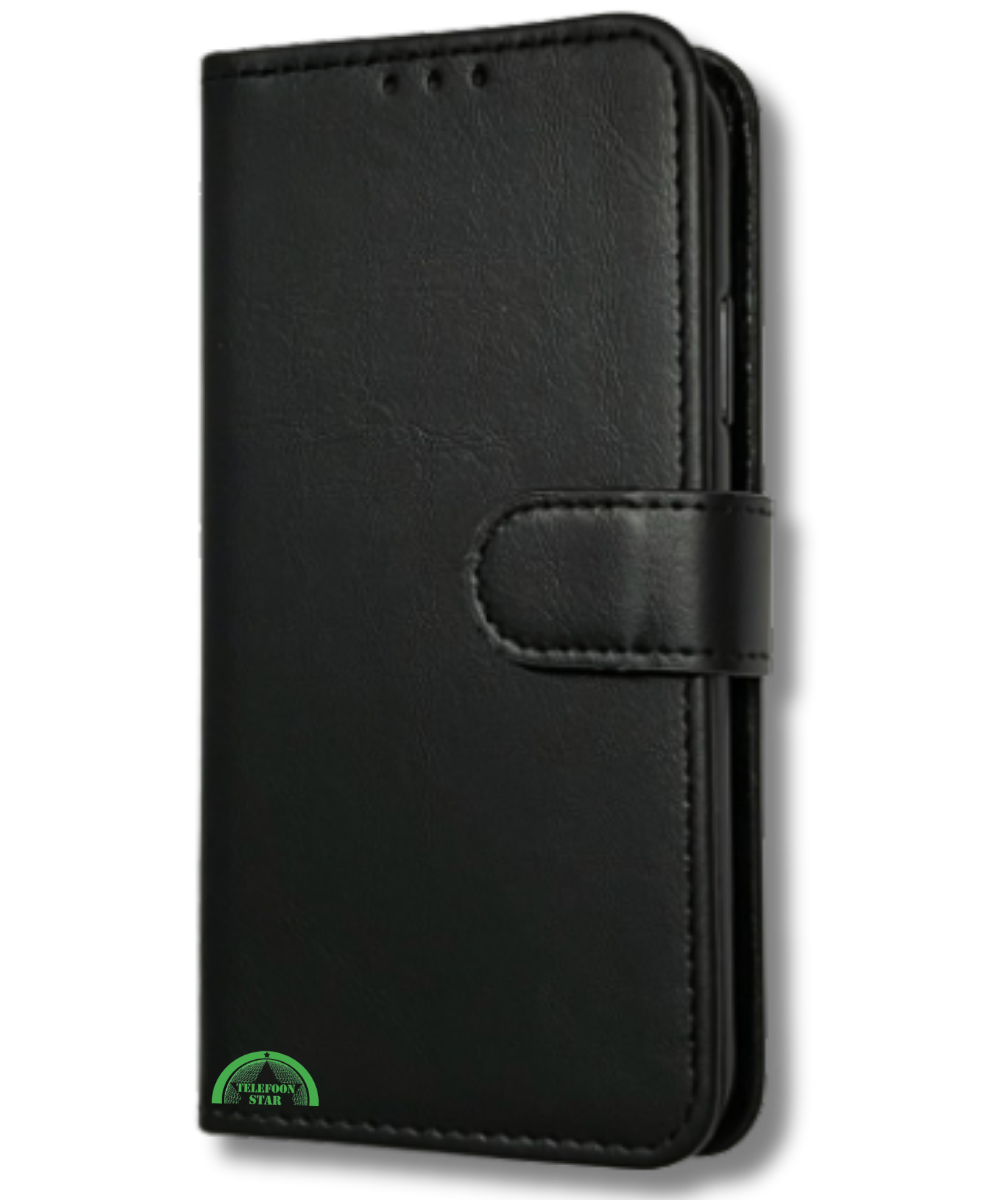 Bookcase Hoesje voor Xiaomi Redmi A3 Zwart Magnetische sluiting