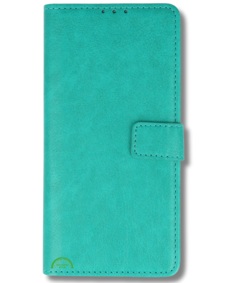 Bookcase Hoesje voor Xiaomi Redmi A3 Turquoise Magnetische sluiting
