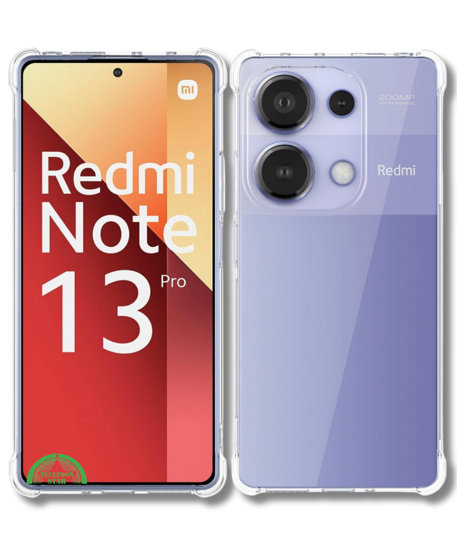 Hoesje voor Xiaomi Redmi Note 13 Pro 5G lichtgewicht en helder transparant