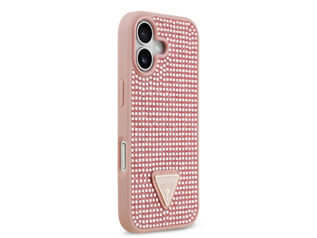 Guess Hoesje Roze Kristallen &ndash; Luxe Telefoonhoes met Logo