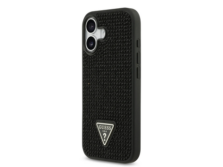 Guess Hoesje Zwart Kristallen &ndash; Luxe Telefoonhoes met Logo