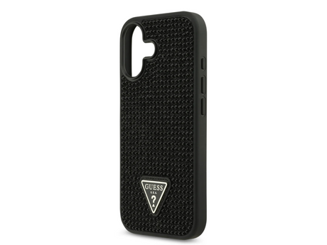 Guess Hoesje Zwart Kristallen &ndash; Luxe Telefoonhoes met Logo